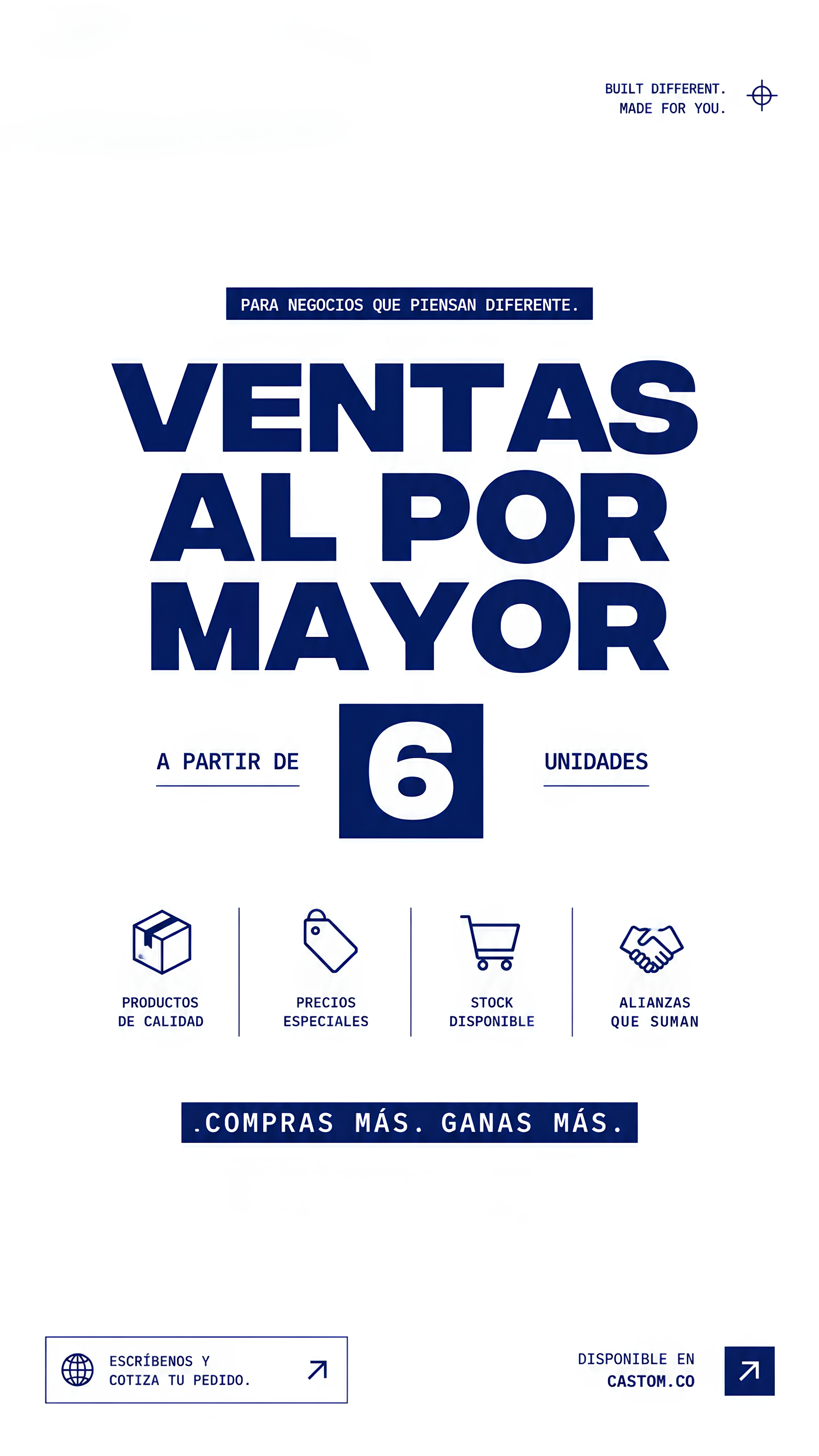 Ventas al por mayor CASTOM.CO